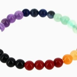 Bracelet 7 chakras Billes 6 mm