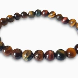 Bracelet Œil de Tigre, de Taureau, de Faucon Billes 6 mm