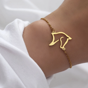 Bracelet tête de cheval doré ou Argenté