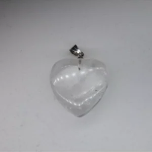Pendentif cœur Cristal de Quartz