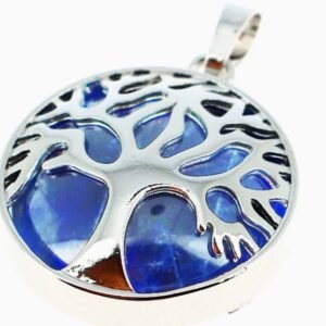 Pendentif arbre de vie et sodalite 2.5cm