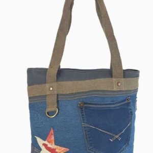 Sac à main vintage, sac à bandoulière végétalien Sustainable Shopper