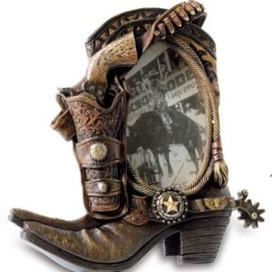 Cadre photo Western botte de cowboy