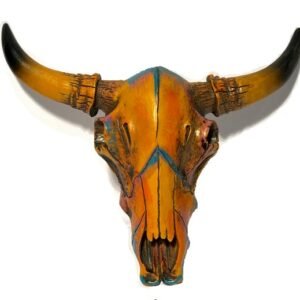 Crâne de vache décoratif petit modèle