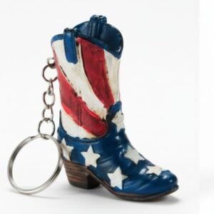 Porte-clés bottes cowboy américain