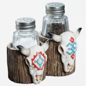 Salière et poivrier western