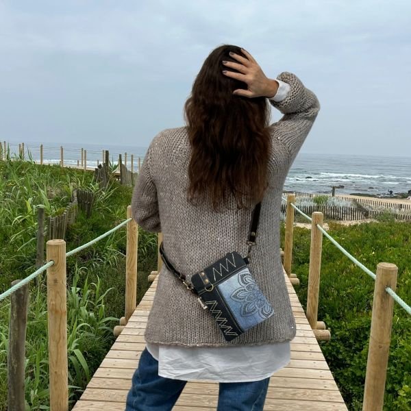 Collection petits sacs en jeans bandoulières recyclés Sunsa – Image 21