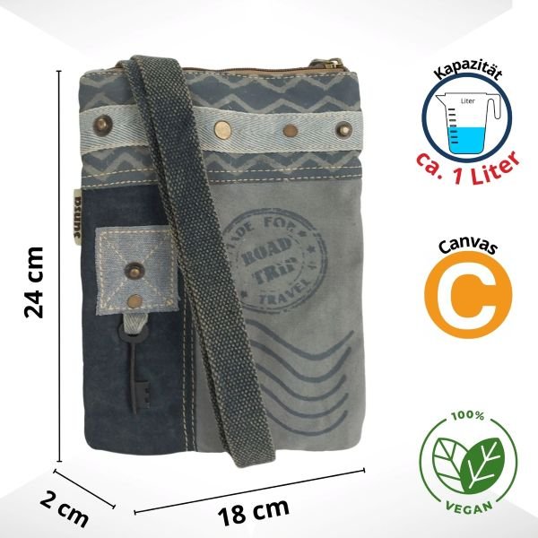 Collection petits sacs en jeans bandoulières recyclés Sunsa – Image 13